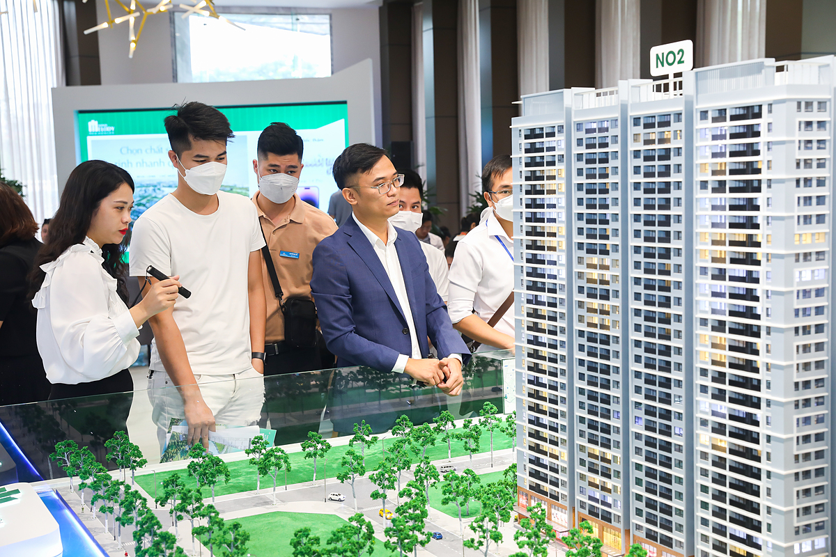 Dự án Hanoi Melody Residences có lượng khách mua tấp nập.