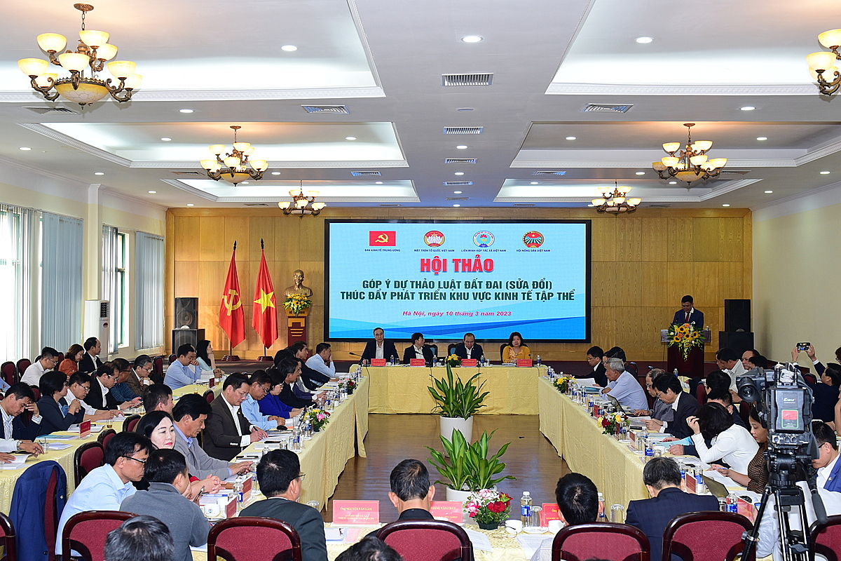 Tháo gỡ khó khăn về đất đai cho kinh tế tập thể, HTX sẽ thúc đẩy khu vực này phát triển.