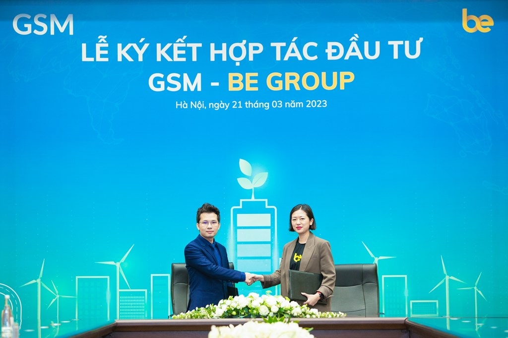Lễ ký kết hợp tác đầu tư giữa GSM và Be Group.