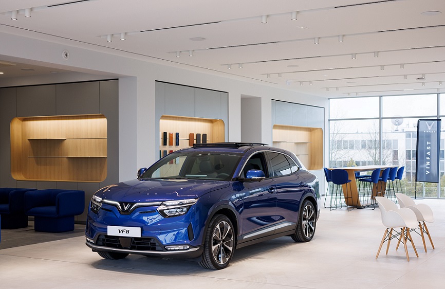 VinFast Rennes sẽ trưng bày 2 mẫu SUV điện VF 8 và VF 9.