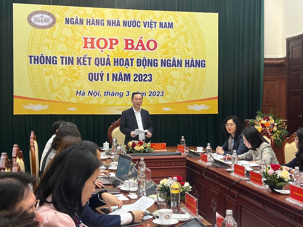 Họp báo Ngân hàng Nhà nước chiều ngày 31/3