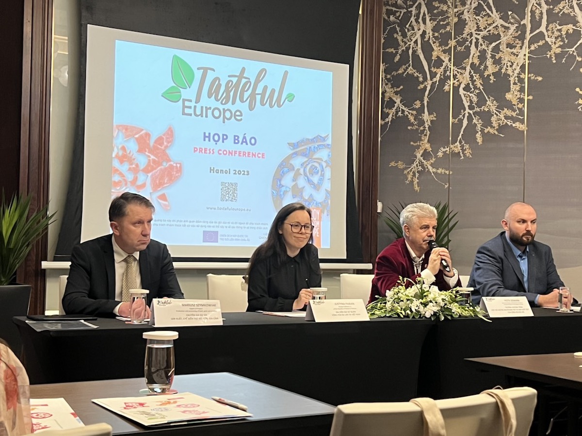 Họp báo giới thiệu chương trình quảng bá thực phẩm Ba Lan của Liên minh châu Âu