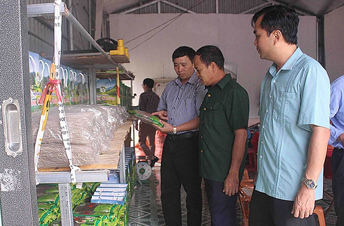 Sản phẩm miến dong của HTX Nông nghiệp dịch vụ Bình Lư được thị trường ưa chuộng.