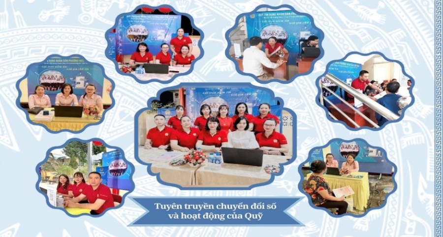 Hình ảnh hoạt động tuyên truyền CĐS và hoạt động của Quỹ TDND P Nguyễn Thái Học.