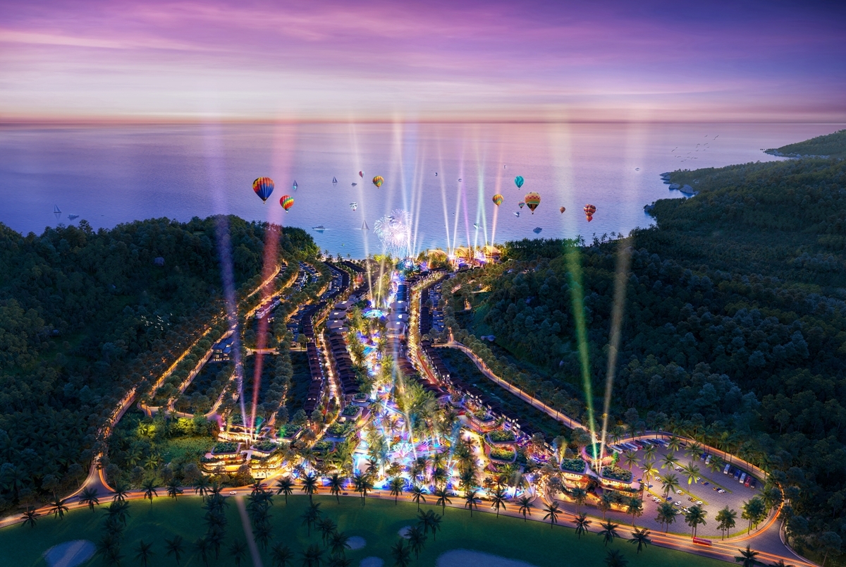 Phối cảnh minh họa Makaio Park tại Bãi Sao. Ảnh Sun Property