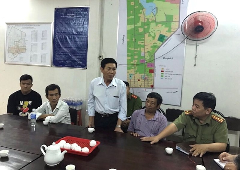 Một cuộc họp định kỳ của Ban điều hành “Xứ đạo an toàn về an ninh trật tự” ở thị trấn Châu Thành.