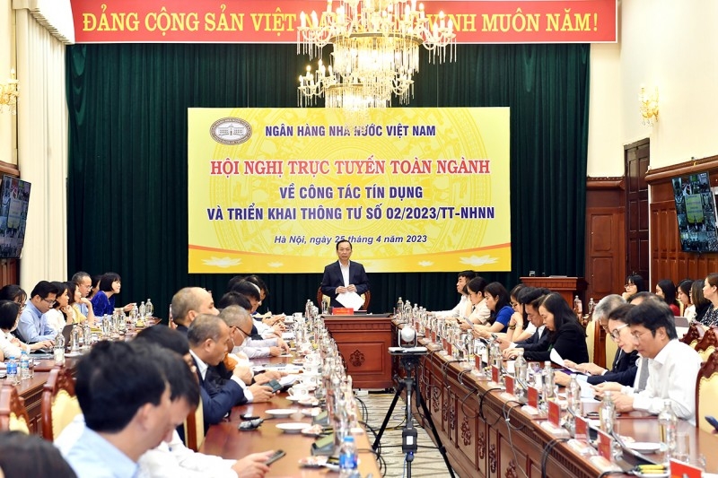 Hội nghị trực tuyến toàn ngành về công tác tín dụng và triển khai thông tư số 02/2023/TT-NHNN