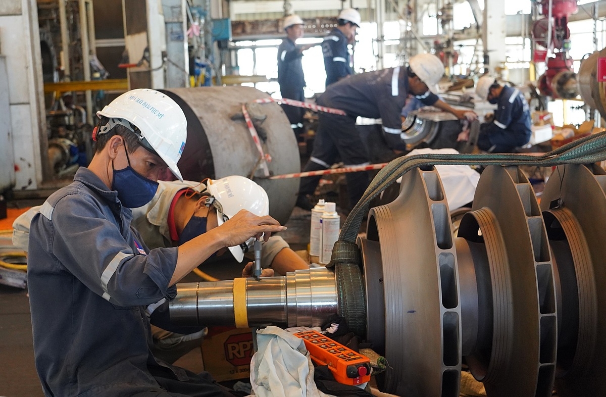 Cong tac bao duong Nha may Dam Phu My nam 2023.