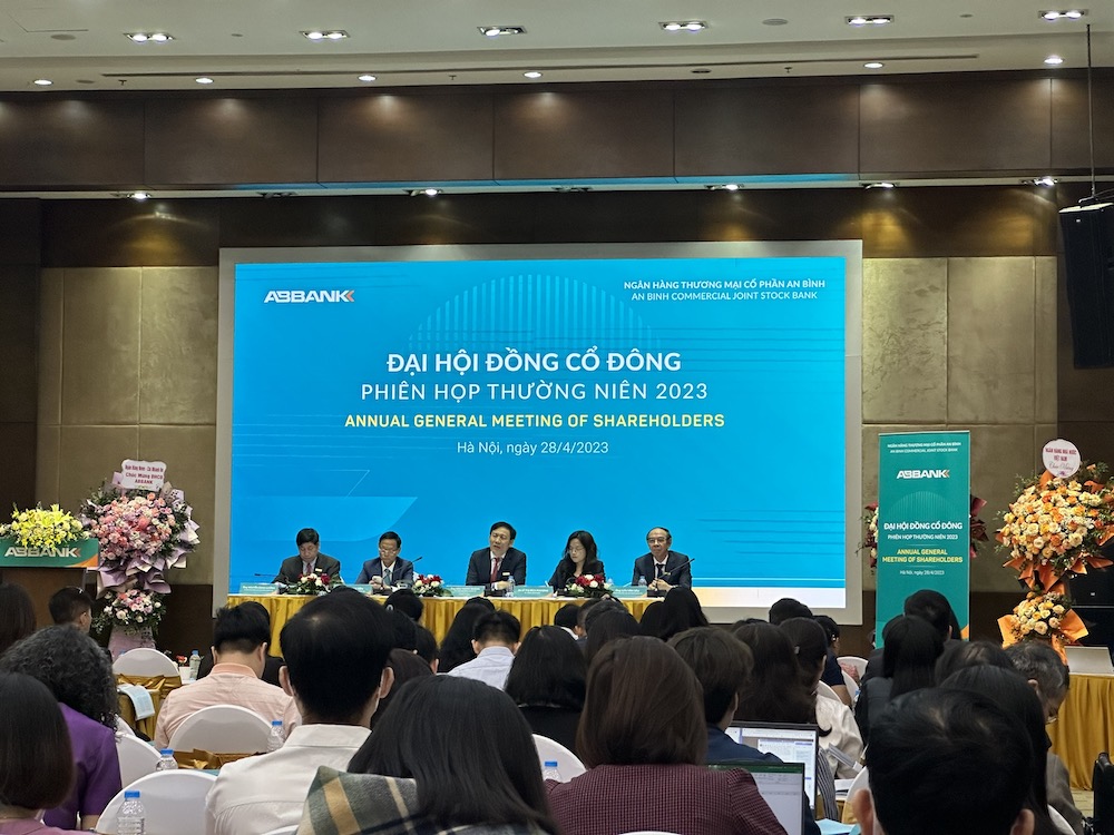 Ngày 28/4, Ngân hàng TMCP An Bình tổ chức Đại hội đồng cổ đông thường niên 2023.