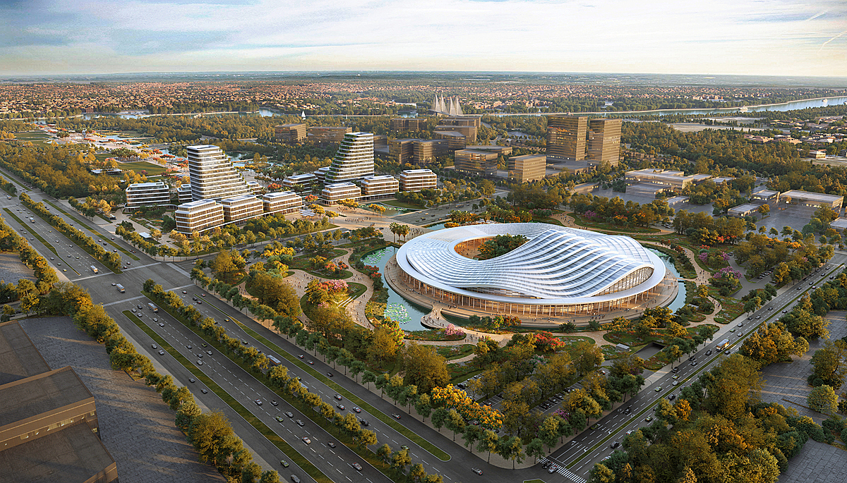 Với kiến trúc hiện đại, cùng với quần thể Khu đô thị Bắc sông Cấm, Trung tâm tổ chức biểu diễn hứa hẹn sẽ là nơi hội tụ các sản phẩm văn hóa, du lịch, thu hút đông đông đảo du khách trong nước và quốc tế.