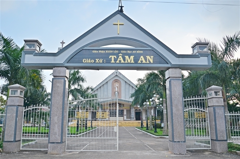 Giáo xứ Tâm Anh ở xã Trung Hòa, huyện Trảng Bom.