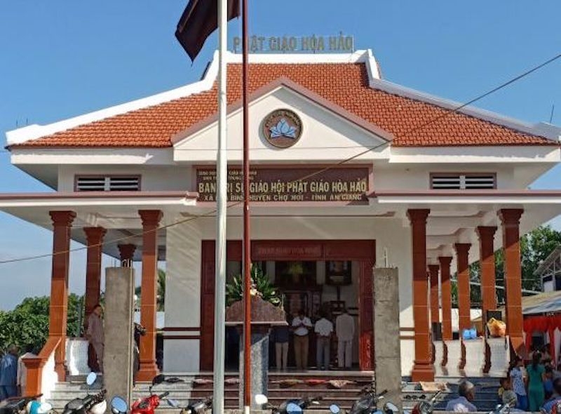 Trụ sở của Ban trị sự Phật giáo Hòa Hảo xã Hòa Bình.