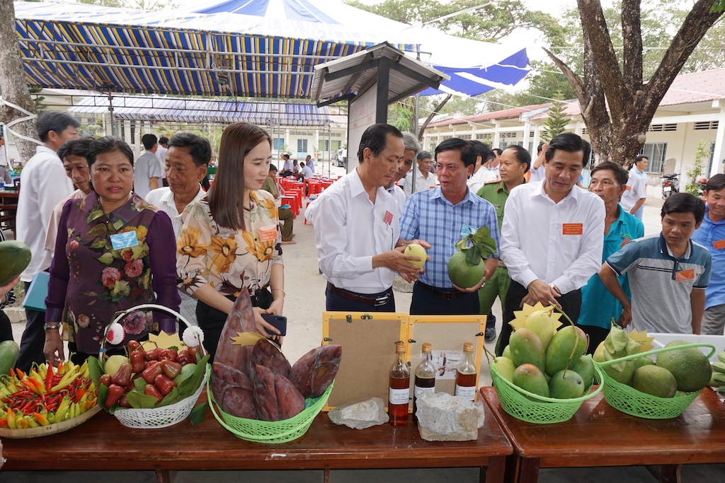 Các loại nông sản bản địa của HTX dịch vụ nông nghiệp An Minh Bắc luôn được đánh giá cao.