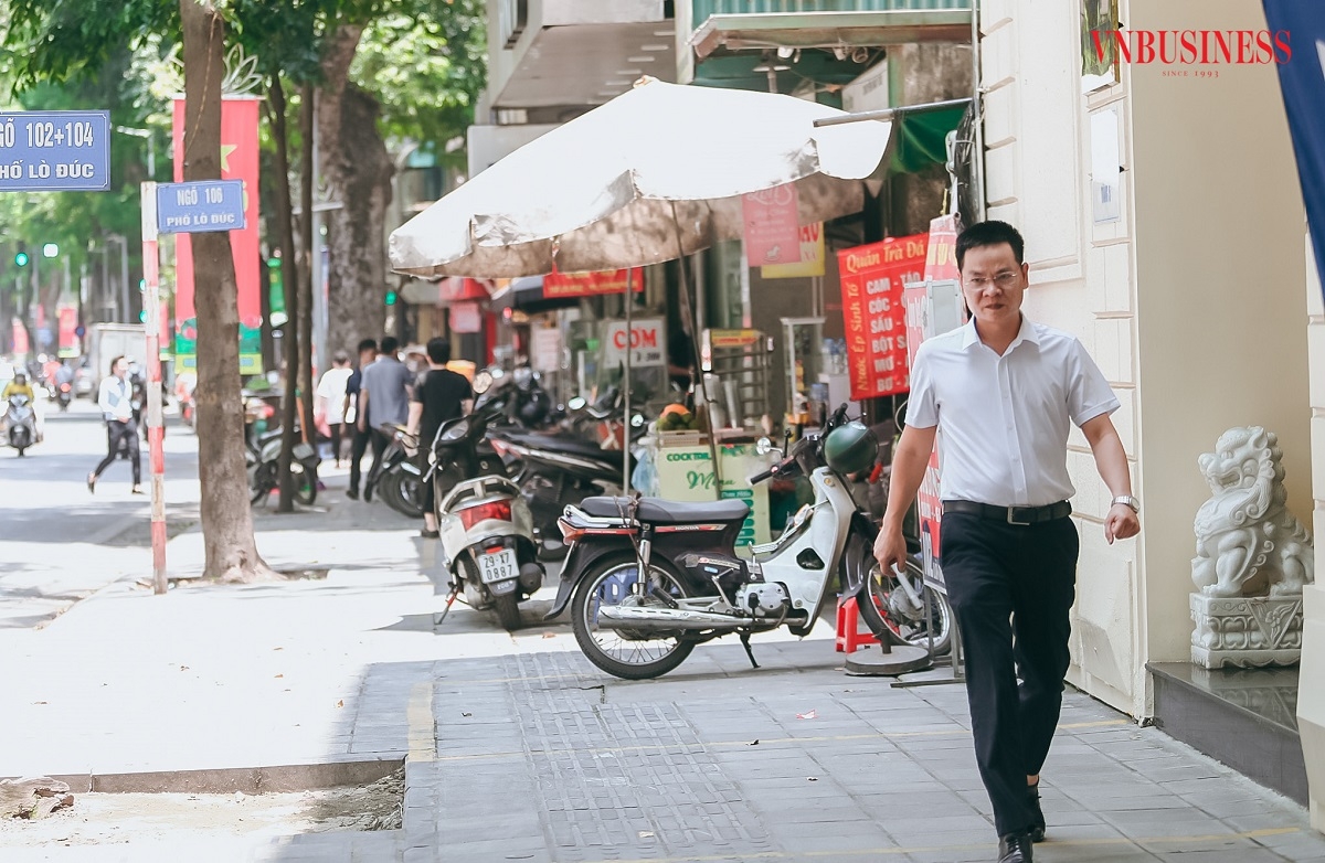 Tại quận Hai Bà Trưng, phố Lò Đúc được đề xuất đủ điều kiện về chiều rộng và hiện trạng vỉa hè để có thể cho thuê kinh doanh.