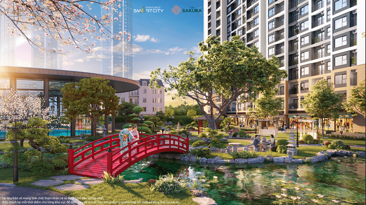 The Sakura là phân khu chất Nhật duy nhất tại Vinhomes Smart City giữ vững vị trí “được yêu thích nhất” bởi sự giao hòa giữa an cư và đầu tư.