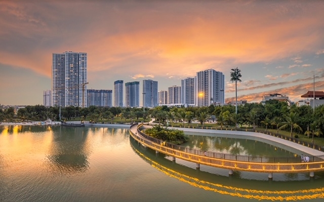 Vinhomes Smart City được xây dựng như một “thành phố quốc tế thu nhỏ” đầy đủ tiện nghi cao cấp.