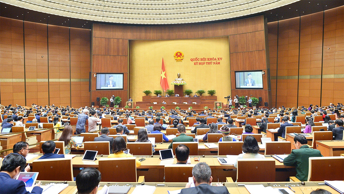 Quang cảnh phiên họp. Ảnh: quochoi.vn