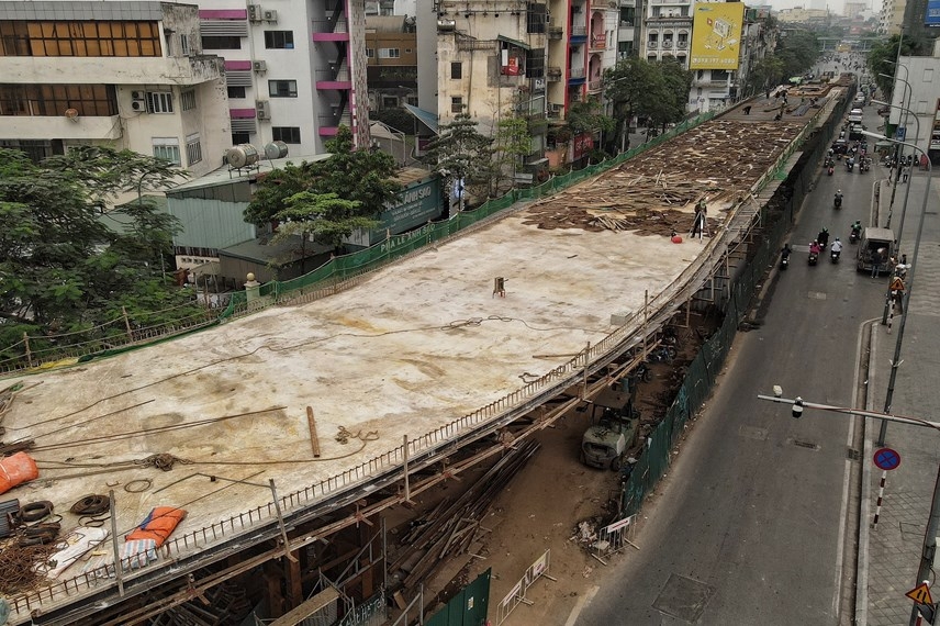 Dự kiến ngày 25-6-2023 sẽ hoàn thiện tổ chức giao thông và thông xe dự án cầu vượt nút giao Chùa bộc - Phạm Ngọc Thạch.