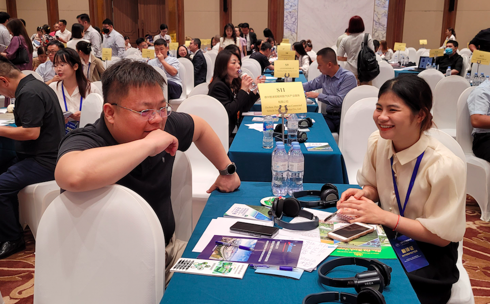 Đoàn công tác Ủy ban Xúc tiến Thương mại quốc tế cùng các doanh nghiệp tỉnh Sơn Đông &lpar;Trung Quốc&rpar; đang đến Việt Nam để tìm hiểu cơ hội hợp tác kinh doanh.