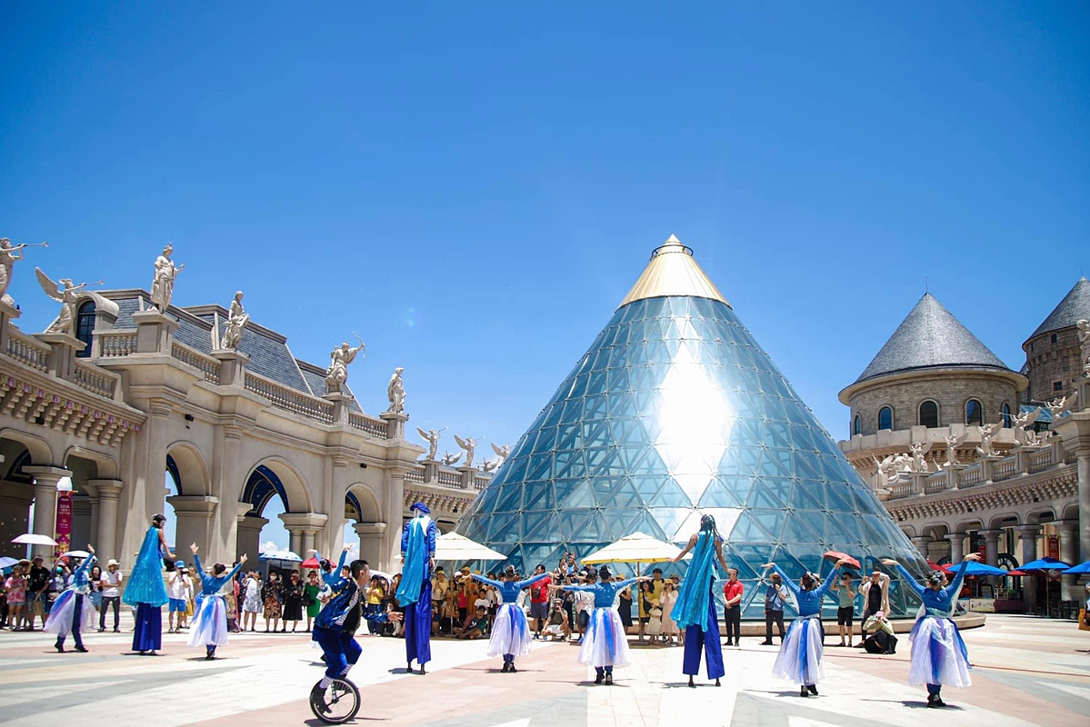 Hình ảnh lễ hội Hàn Quốc tại Bà Nà Hills.