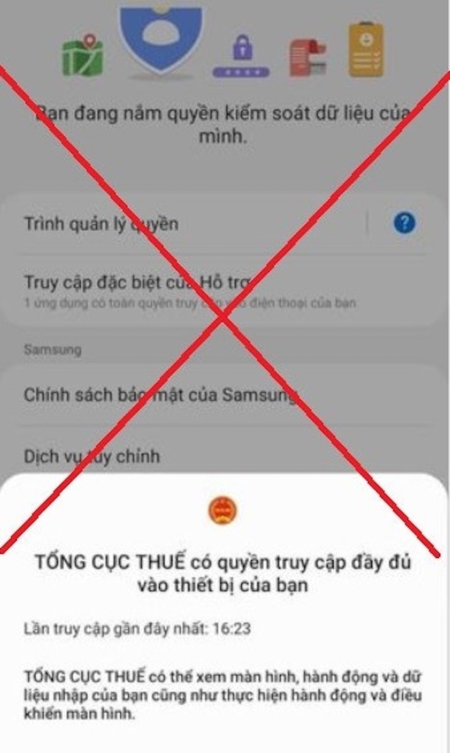 Các ngân hàng khuyến cáo không cài đặt các ứng dụng lạ theo yêu cầu của kẻ gian.
