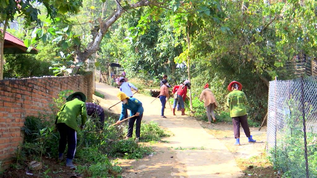 Xã Hua La đang hướng tới đích xã nông thôn mới nâng cao vào cuối năm 2023.