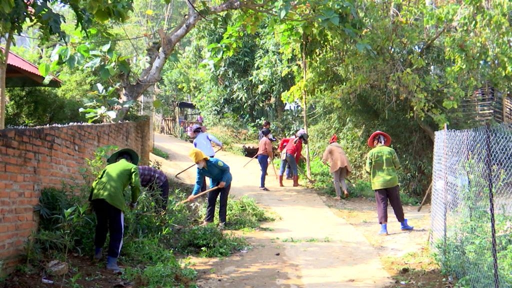 Xã Hua La đang hướng tới đích xã nông thôn mới nâng cao vào cuối năm 2023.