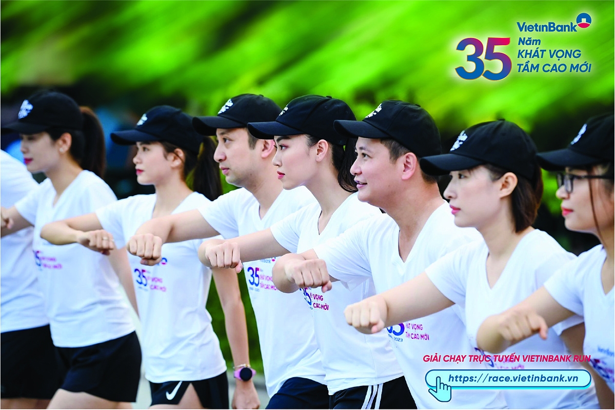 Giải chạy trực tuyến VietinBank chính thức khởi động.