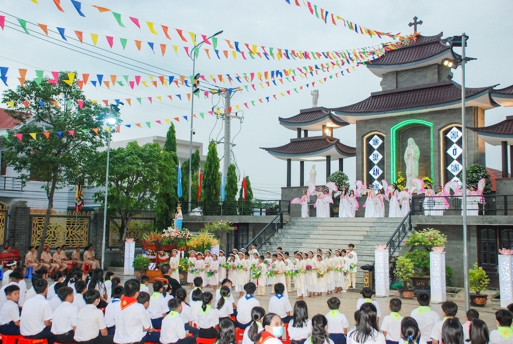 Xứ đạo Thái Lạc đã góp phần giúp địa phương hoàn thành các tiêu chí của khu dân cư kiểu mẫu.