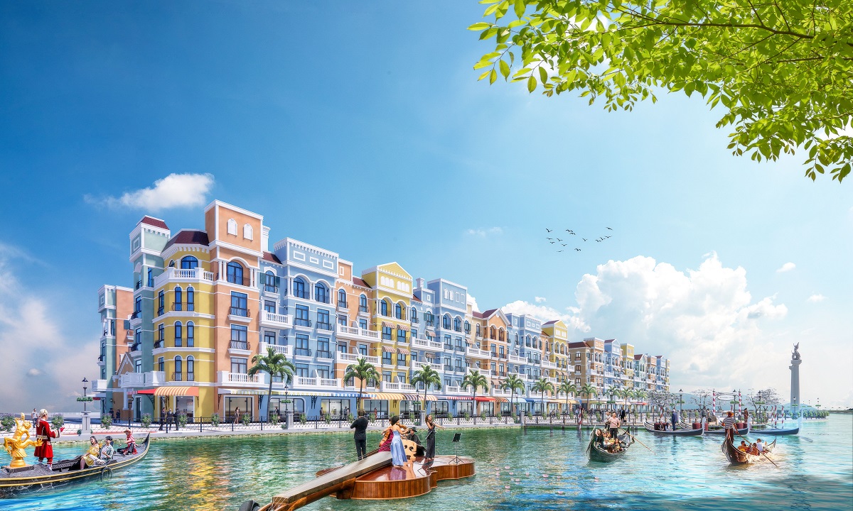 Cảnh quan kiến trúc của The Venice lấy cảm hứng từ những dòng kênh phồn hoa của Venice &lpar;Ý&rpar; với những con thuyền Gondola ấn tượng, độc đáo, hứa hẹn mang đến những trải nghiệm hấp dẫn dành cho du khách.