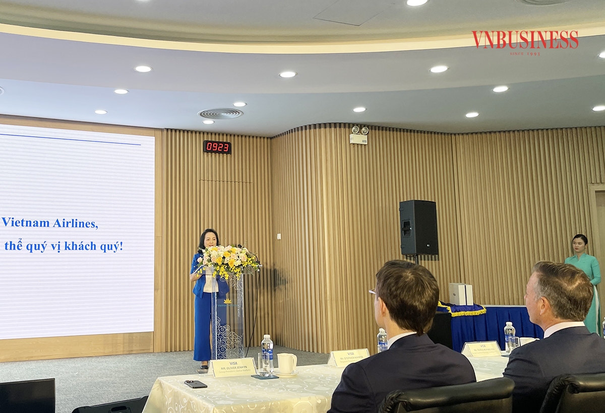 Bà Đặng Tuyết Dung, Giám đốc Visa tại Việt Nam và Lào.