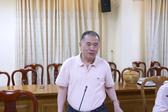 TS. Lê Anh Sắc - Phó Trưởng phòng QLĐT phát biểu tại Hội nghị.