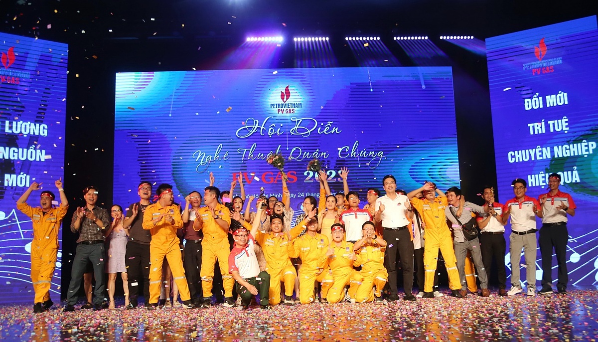 Hội diễn nghệ thuật quần chúng PV GAS 2023 khép lại với thành công rực rỡ, để lại nhiều kỷ niệm đẹp, nhiều dấu ấn đậm nét trong đời sống văn hóa tinh thần của NLĐ.