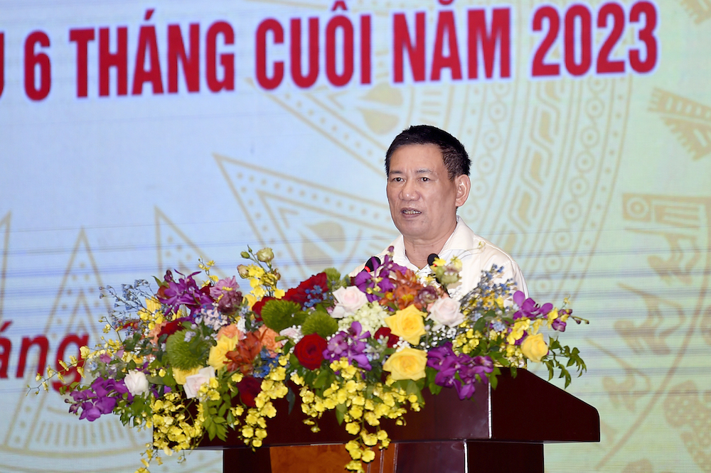 Bộ trưởng Hồ Đức Phớc cho biết, ngành Tài chính sẽ tập trung tháo gỡ khó khăn, vướng mắc, hỗ trợ doanh nghiệp giảm thuế phí, phát triển thị trường tài chính đáp ứng vốn cho doanh nghiệp.