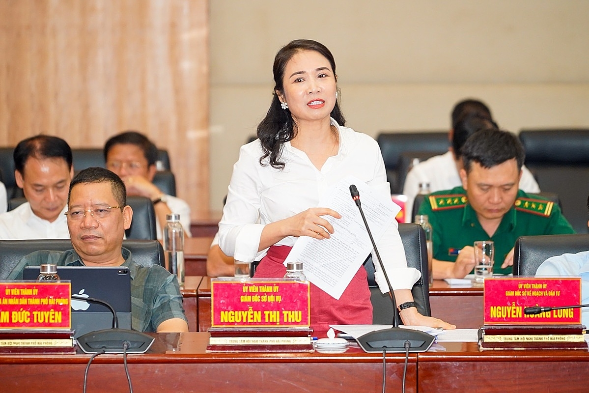 Bà Nguyễn Thị Thu - lãnh đạo Sở Nội vụ.