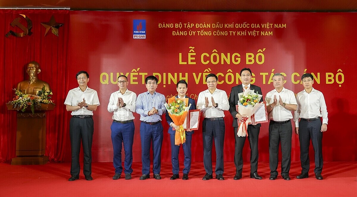 Lãnh đạo Tập đoàn trao các quyết định bổ nhiệm lãnh đạo cấp cao của PV GAS.