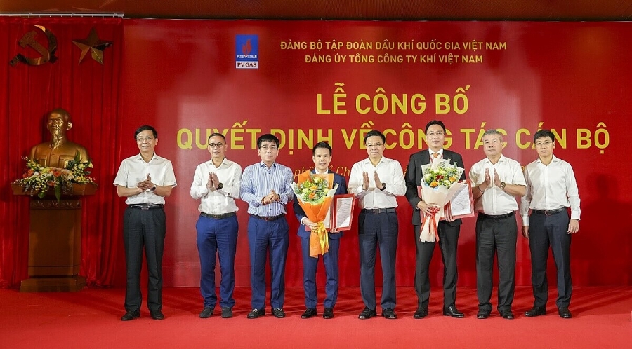 Lãnh đạo Tập đoàn trao các quyết định bổ nhiệm lãnh đạo cấp cao của PV GAS.