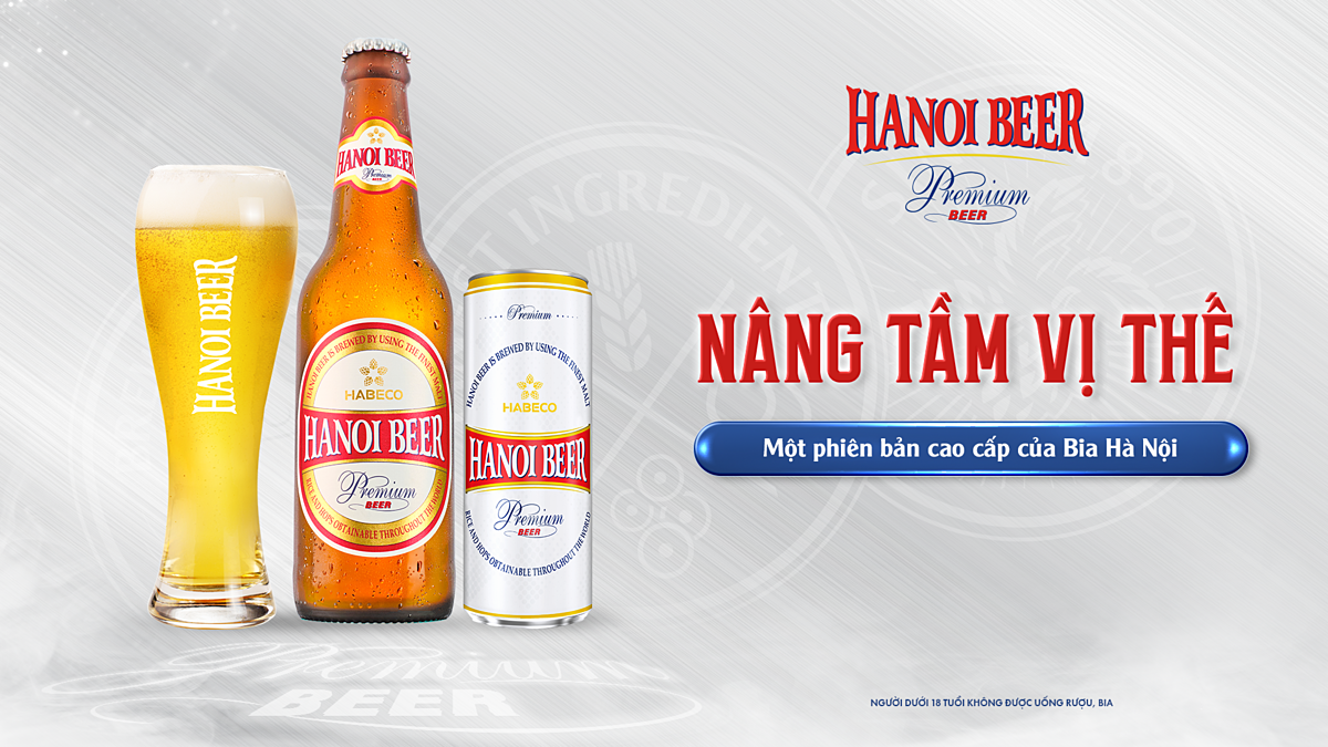 Bia Hanoi Premium – Một phiên bản cao cấp của Bia Hà Nội.