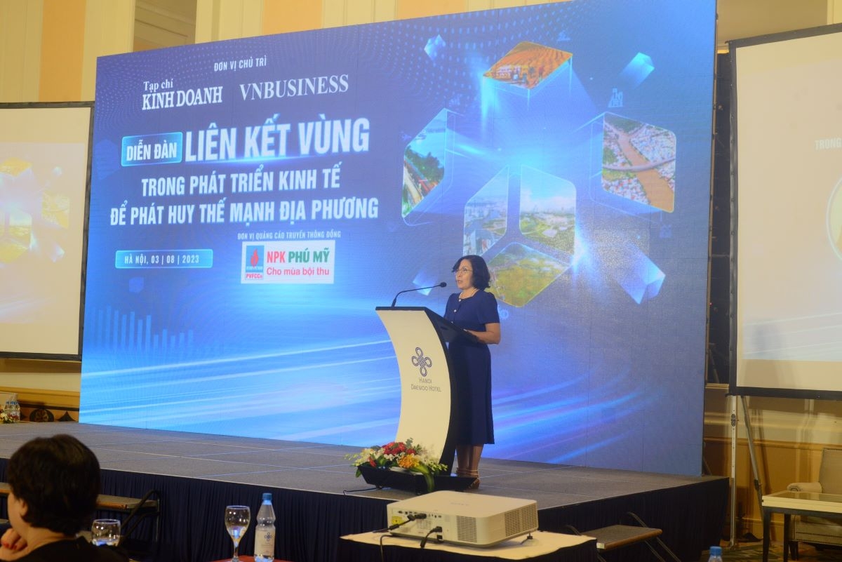 Bà Lê Thị Tâm, Chủ tịch Liên minh HTX tỉnh Ninh Bình.