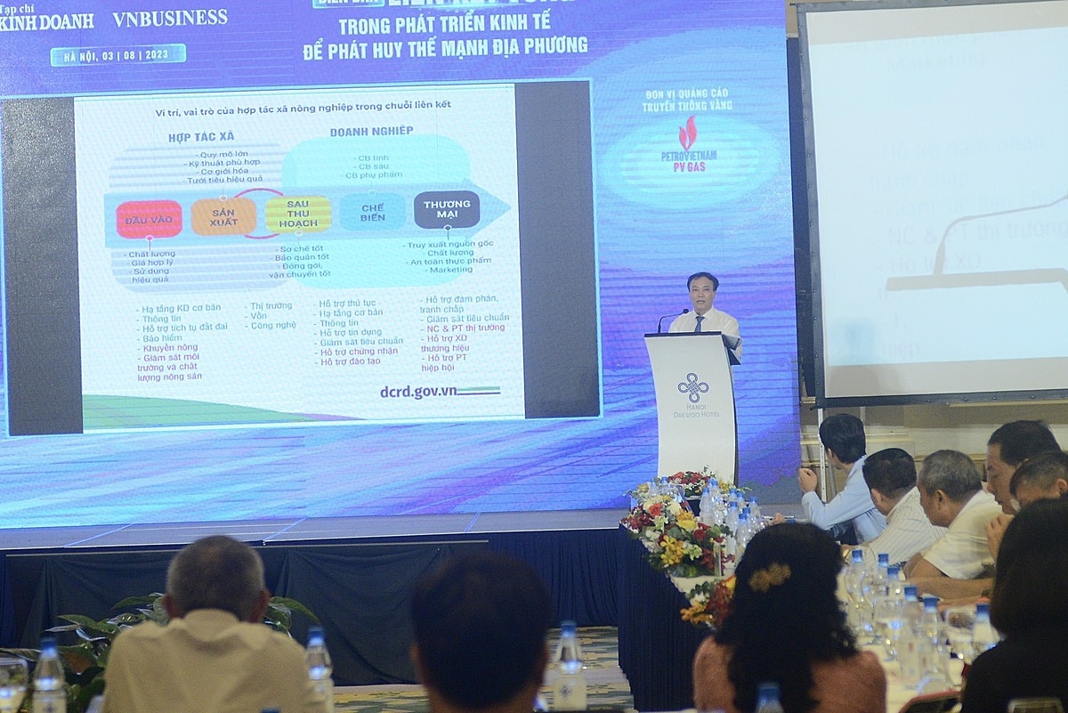 Ông Lê Đức Thịnh, Cục trưởng Cục Kinh tế hợp tác và Phát triển nông thôn.