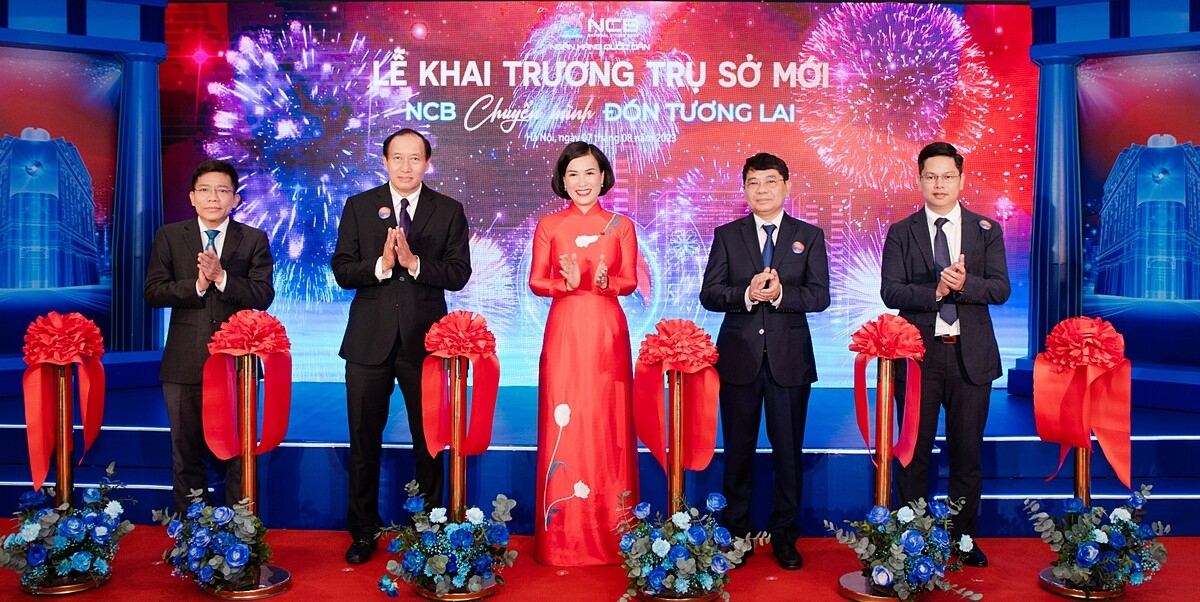 Lễ cắt băng khai trương trụ sở mới của NCB.