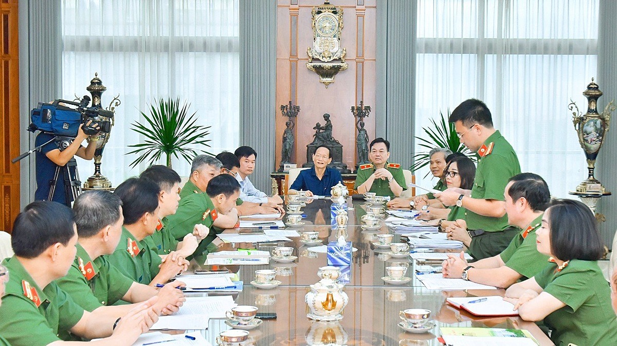 Buổi gặp gỡ giữa Cục Quản lý xây dựng và doanh trại - Bộ Công an, Tập đoàn Geleximco và ABBANK đã diễn ra thành công, tốt đẹp.