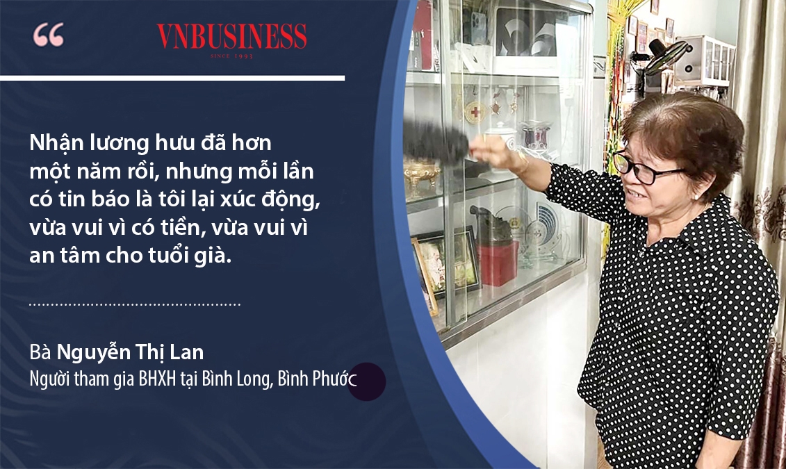 Bà Nguyễn Thị Lan tham gia BHXH tự nguyện vì những lợi ích bền vững cho tuổi già.