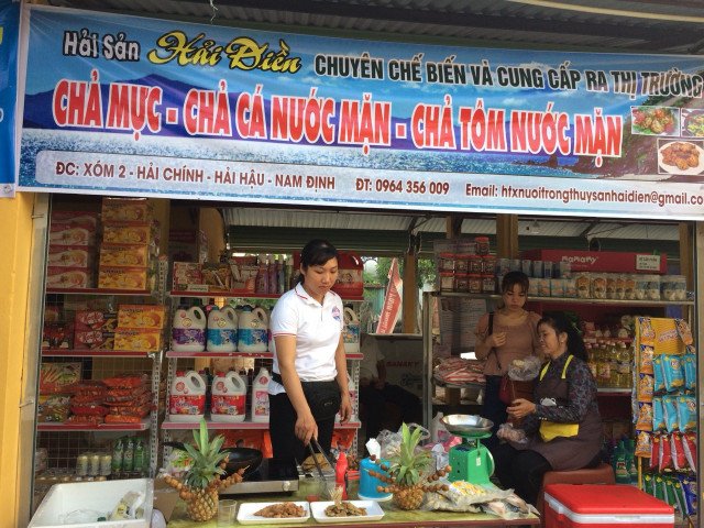 Các sản phẩm của HTX Hải Điền được thị trường đón nhận.