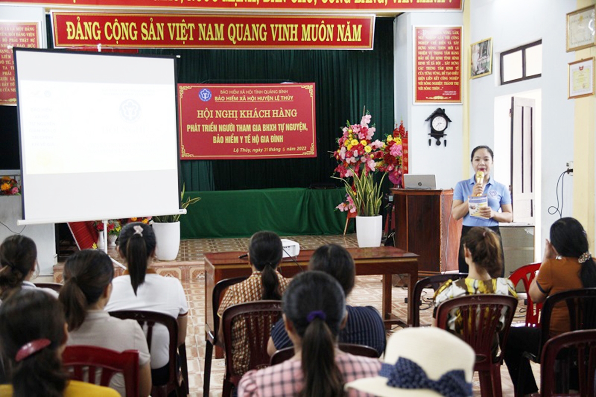 BHXH huyện Lệ Thủy sẽ tiếp tục đẩy mạnh vai trò của đại lý thu trong việc mở rộng lưới an sinh.