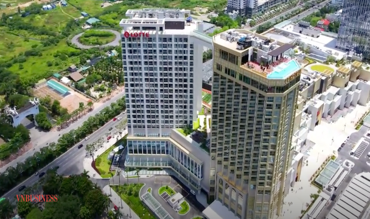 Trung tâm thương mại Lotte Mall West Lake Hanoi.