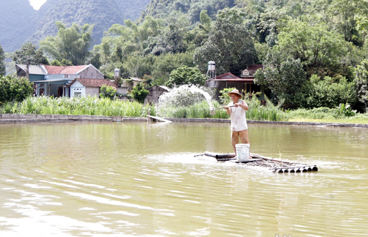Nuôi trồng thủy sản cũng là thế mạnh, góp phần xóa đói giảm nghèo cho người dân Bắc Sơn &lpar;Ảnh: BLS&rpar;.