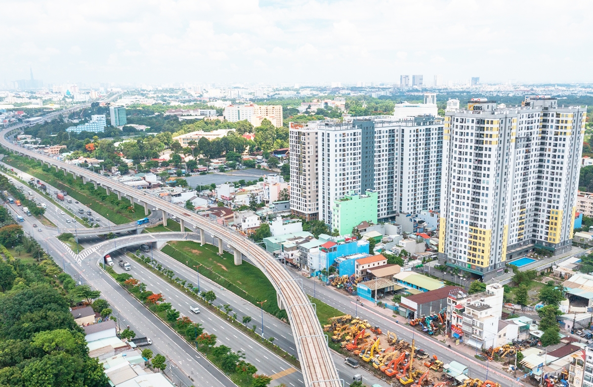 Giá nhà đất ăn theo vành đai 3 TP.HCM đã tăng rất nhanh trong 5 năm qua.