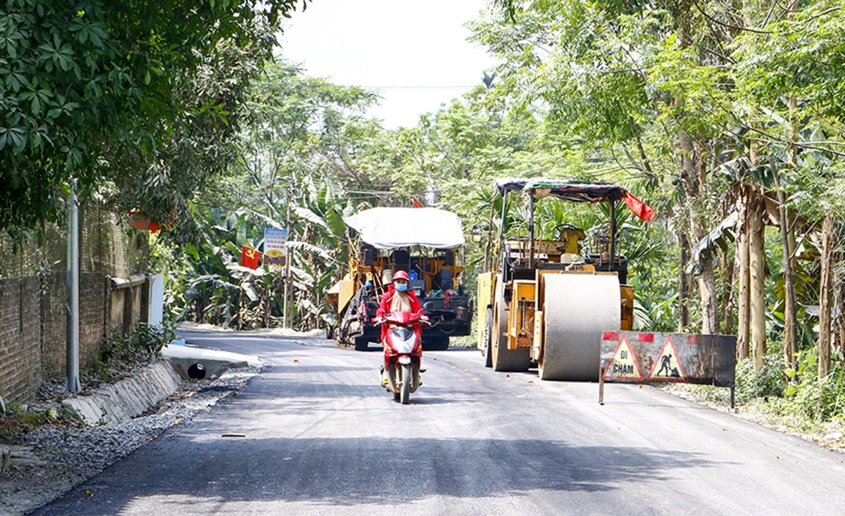 Cơ sở hạ tầng huyện Thanh Ba ngày càng hoàn thiện trong quá trình xây dựng nông thôn mới &lpar;Ảnh: BPT&rpar;
