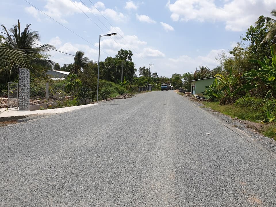 Cơ sở hạ tầng xã Hòa Tiến ngày càng nâng tầm cùng quá trình xây dựng nông thôn mới.